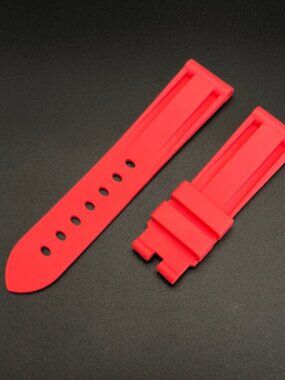 Replacement Coloful Rubber Strap (Red)